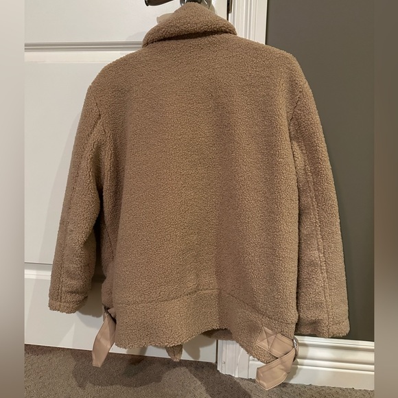 Topshop sherpa moto jacket - Picture 2 of 3